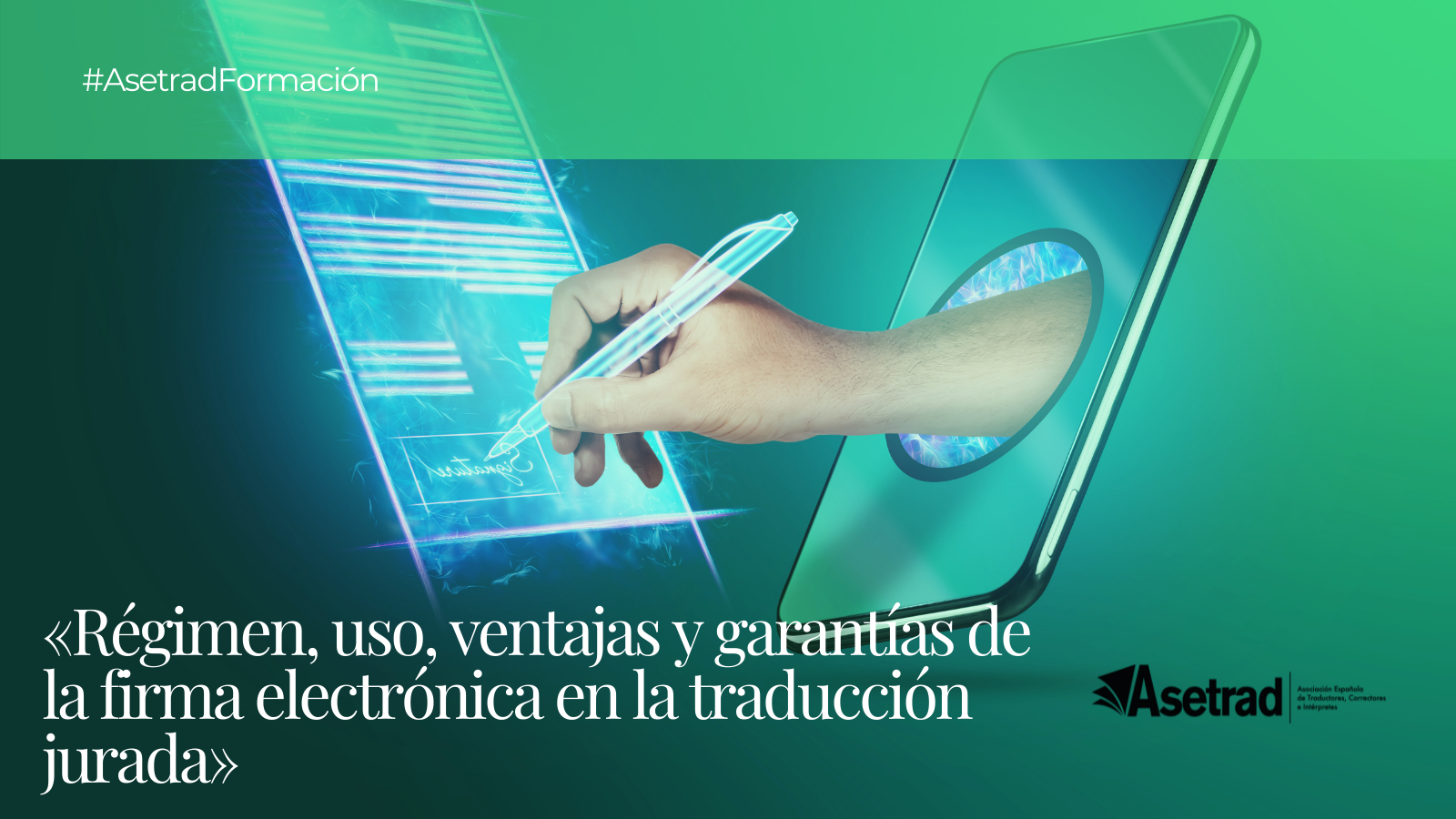 Imagen de la noticia Charla: «Ventajas y usos de la firma electrónica para traductores y, en especial, en la traducción jurada».