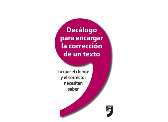 Imagen del recurso Decálogo para encargar la corrección de un texto